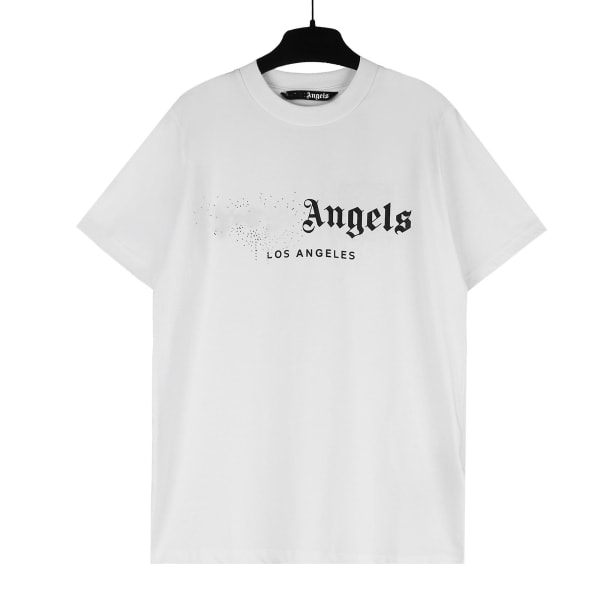 Angels 23ss Herr Dam T-shirts, T-shirts med print Casual Rund Neck Kortärmad Skjorta För Ungdom 10 Eur Size L