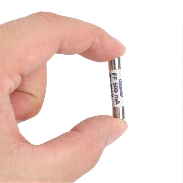 1000V 500mA 6.3 X 32mm Vit Keramisk Säkring För Multimeter-L