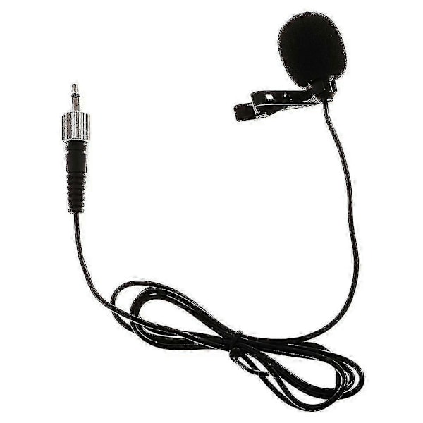3,5 mm Lavalier Revers Nål Clip-On Mikrofon Mic Til Sennheiser Sort
