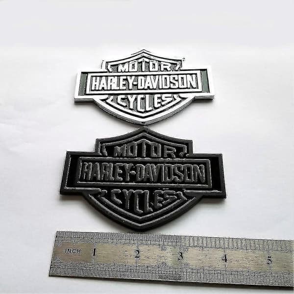 Nye 2x Oem Harley Davidson Brændstoftank Krom Emblemer - 3D Erstatningsmærker G - SS