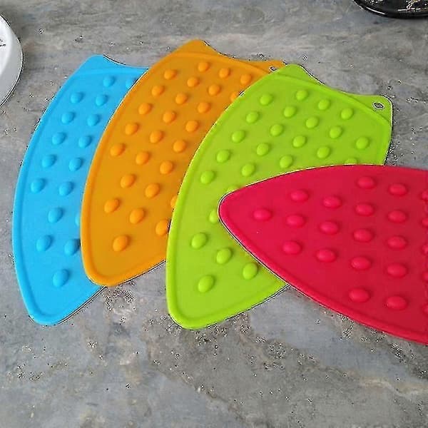 Praktisk varmebestandig strykematte elastisk og solid silikonjernbeskytter for hjemmebruk