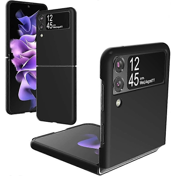 för Samsung Galaxy Z Flip 3 Skal, Galaxy Z Flip 3 Slim Telefonfodral, Premium Tunt Fullständigt Skydd Hård PC med Halkfritt Grepp Skyddande Fodral för Samsun