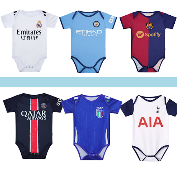 24-25 Baby Fotballdrakt Nr.10 Nr.9 Nr.1 Real Madrid Argentina Frankrike Jersey 25 Bar S10 12