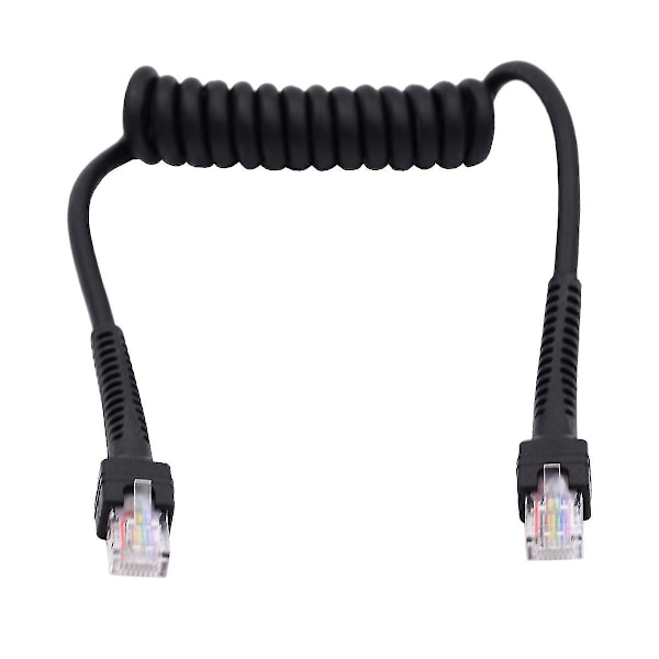 UT-019-1.0M RJ45 Hane till Cat6 Hane 8P8C UTP Stretch Spiral Kabel LAN Ethernet Nätverks Patchkabel 100