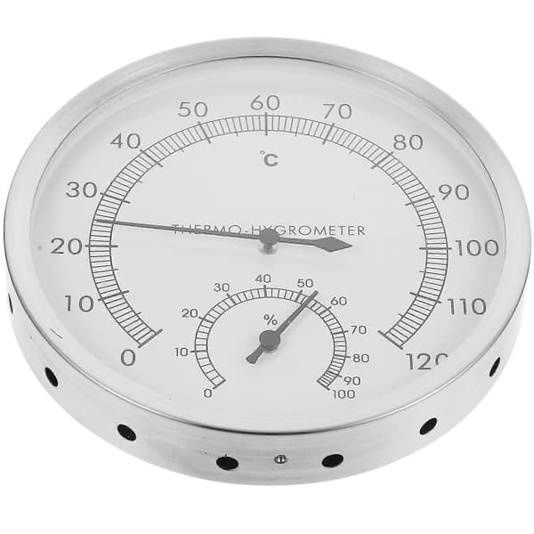 Praktisk Saunatermometer 2-i-1 Sauna Hygrotermometer Damprom Saunatermometer Hygrometer