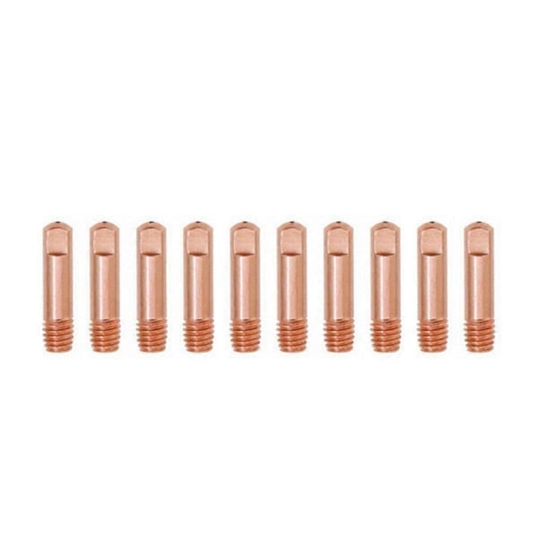 15 stk. MIG svejsekit Flux Core Gasløs Dyse 0,8 mm Messing Svejsetips Udskiftning MIG Svejsertilbehør - Yvan