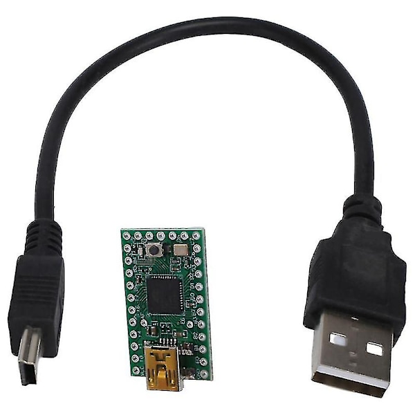 Teensy 2.0 USB AVR Kehityskortti Atmega32u4 Laajennuskortti Tietokaapelilla