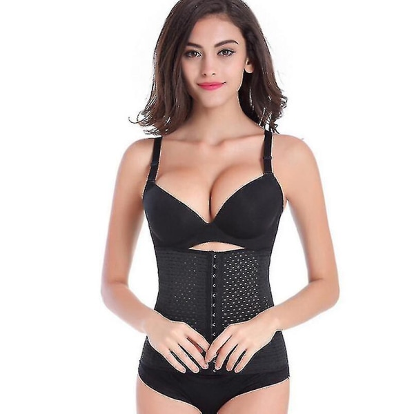 Tflycq harjoituskorsetti / waist trainer tiimalasifiguurille, 3xl - musta L