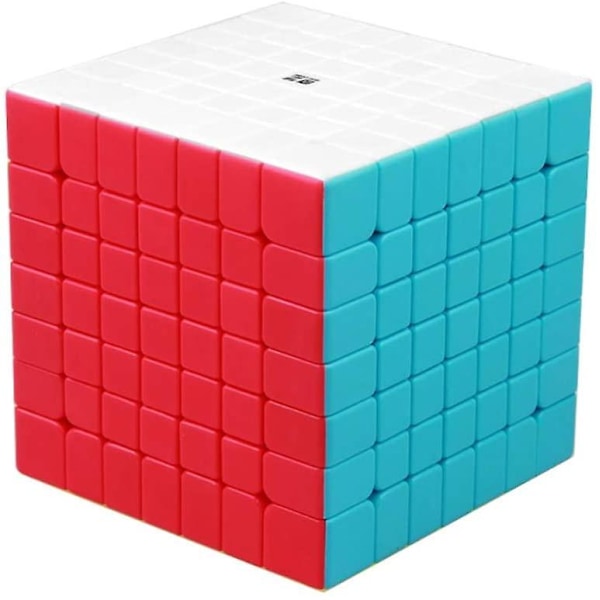 7x7 Cube Stickerless Qixing 7x7x7 Speed Cube Puslespill Gaver Leker (70mm) - -