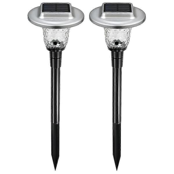 1 par Dekorativt Lys Til Have Gårdsti Led Regntæt Solcellelampe