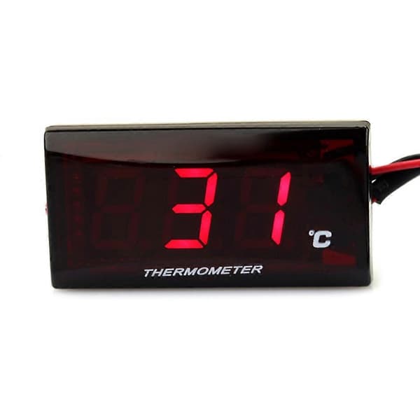 Motorcykel Digital Termometer Vandtemperatur Måler