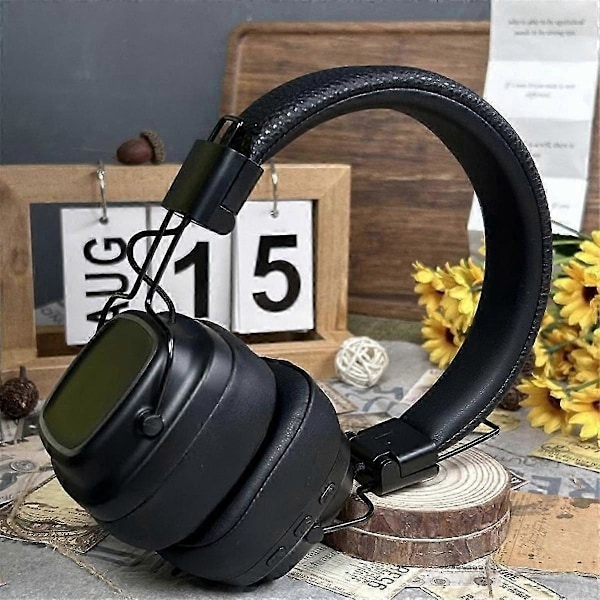 Headset for MAJOR IV Luminous Trådløst Bluetooth Headset Tung Bass Multi-Funksjons Headset Mikrofon