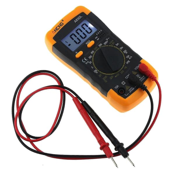 Digital Voltmeter Amperemeter Måler Auto Range Digital Elektrisk Måler Måler AC/DC Strøm Spænding Modstand Kapacitet Temperatur
