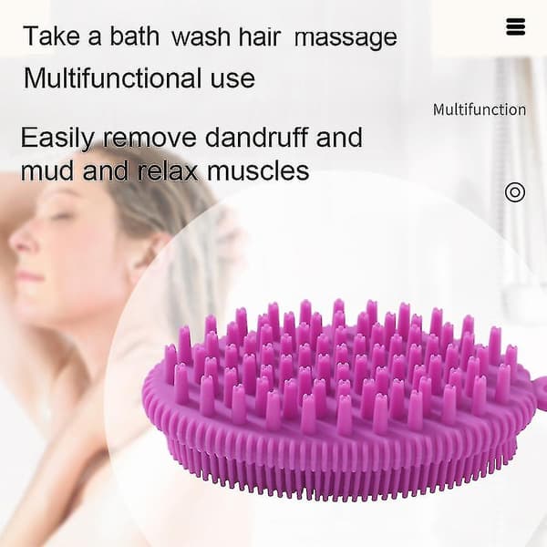 Sunrain Silikon Kroppsskrubb, 3 st Mjuka Exfolierande Kroppsborstar, Dusch Ba