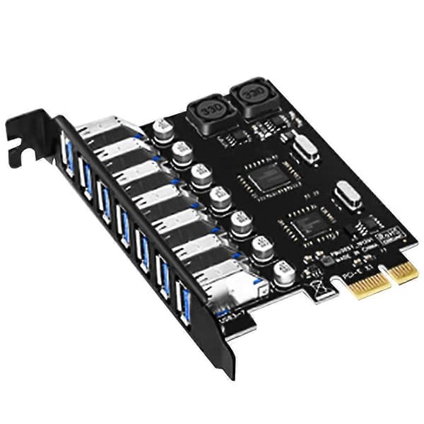 PCI-E Riser Board 1 til 7 GPU Utvider Riserkort USB 3.0 GPU Adapter 16X Spor