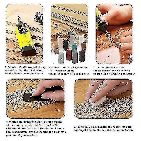 Flise Reparationskit 11.fks Reparationskit Til Fliser, Fliser Og Stengods Flise Reparationskit - Farve