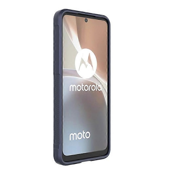 Kompatibel med Motorola Moto G54 5G TPU Cover Stødsikkert Robust Telefon Bagcover DarkBlue