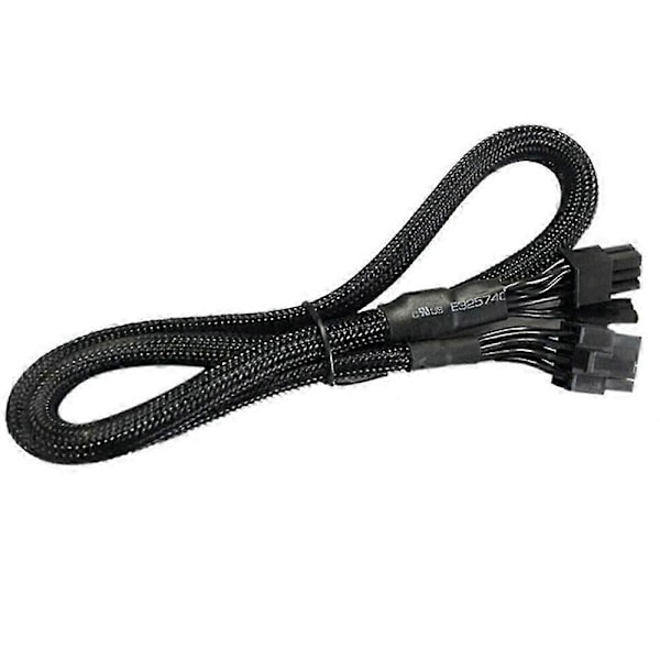 2-pack 8 PIN till 8-pin (6+2) PCIE VGA Strömkabel Flex FÖR EVGA Supernova 650 750 850 1000 1600 2000 G2 G3 P2 T2 GS