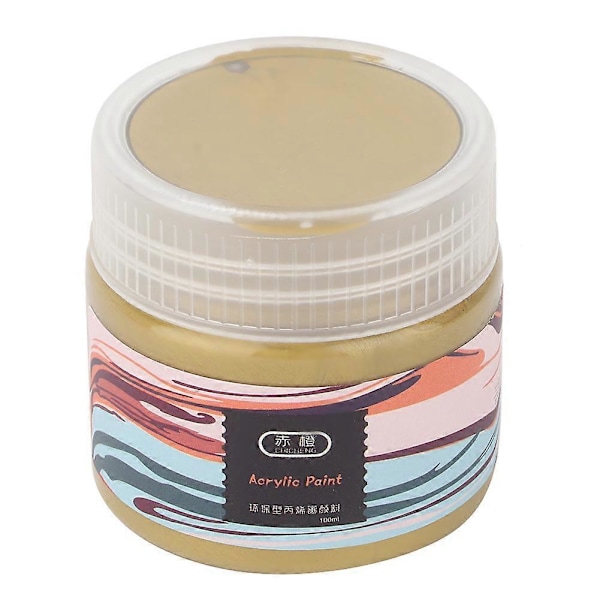 100ml Akrylfärg Konstnärsmålarfärg Konst Hantverk Målning Ritfärg (Brons)