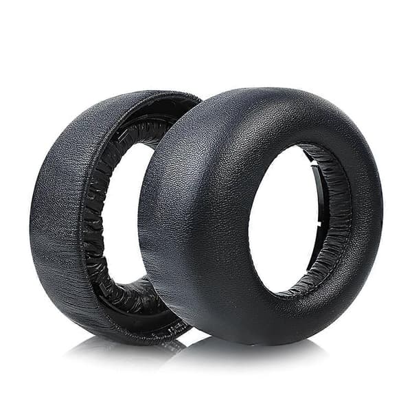 Andningsbara Ersättningsöronkuddar Rund Skydd 1 Par för Headset