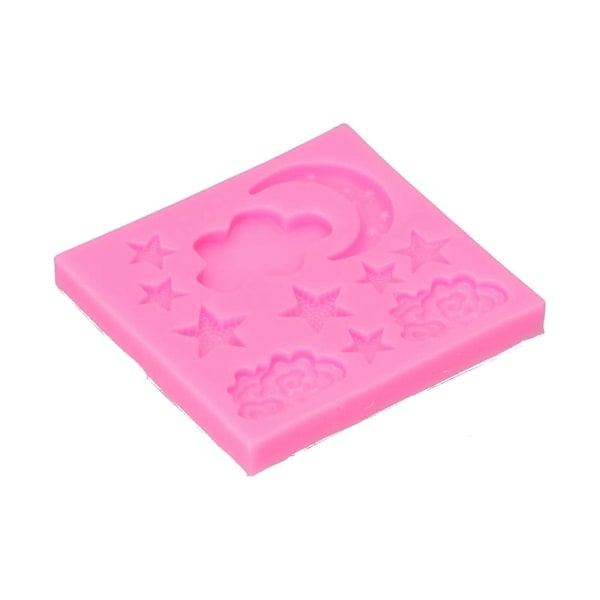 4 st Fondantformar Portabla Nonstick Högtemperaturtåliga Silikon Fondant Kakformar