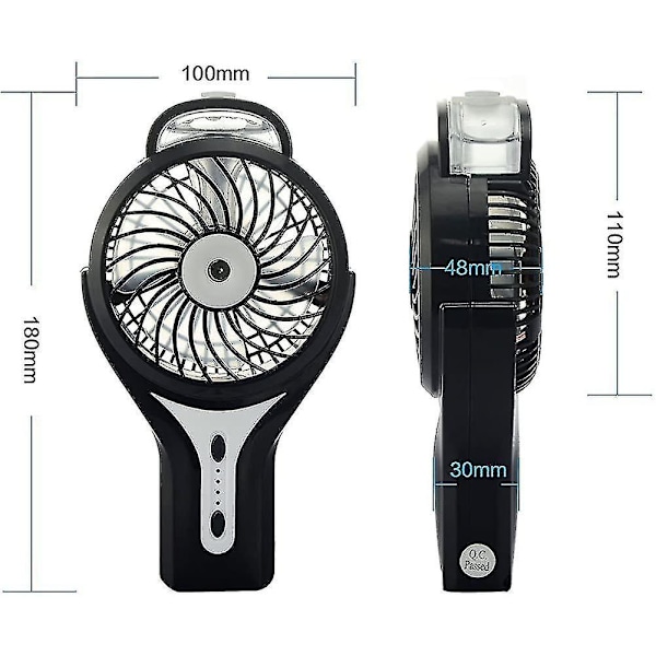 Mini kannettava USB-sumutin henkilökohtaisella viilentävällä sumutuskostuttimella, ladattava A