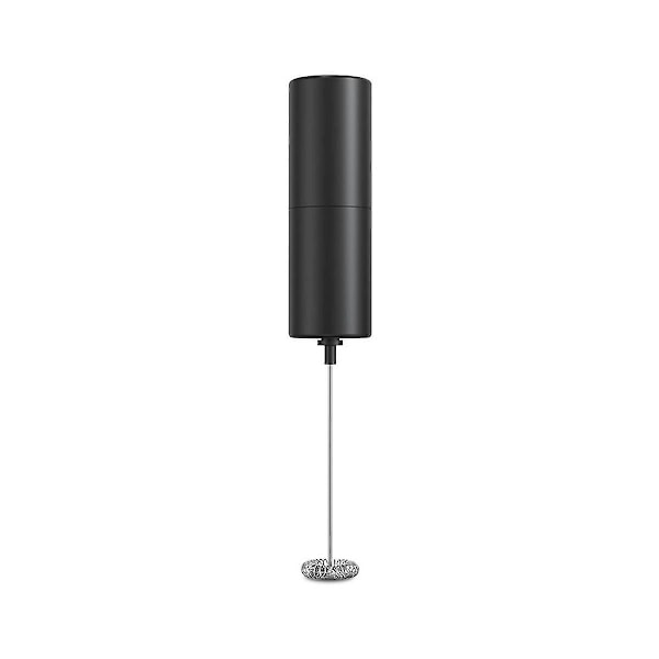 Håndholdt svart, batteridrevet drikkeblander, mini kaffeblander for latte, cappuccino, matcha