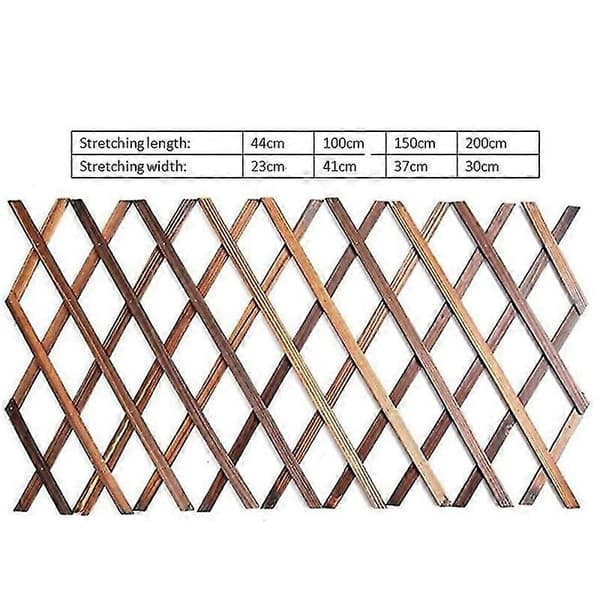 Ekspanderende Trehage Tre Pull Mesh Vegggjerde kompatibelt med Hjem Hage Sub Hage Deco