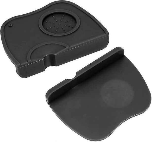 Silikone Kaffe Tamper Måtte Espresso Silikone Måtte Sort Gummi Tamper Pad Barista Tilbehør