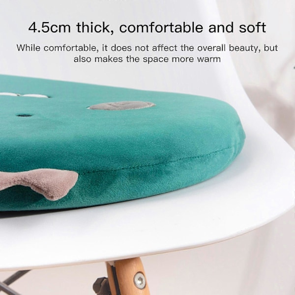 Rund Sittdyna i Memory Foam för Kontor Sovrum och Vardagsrum