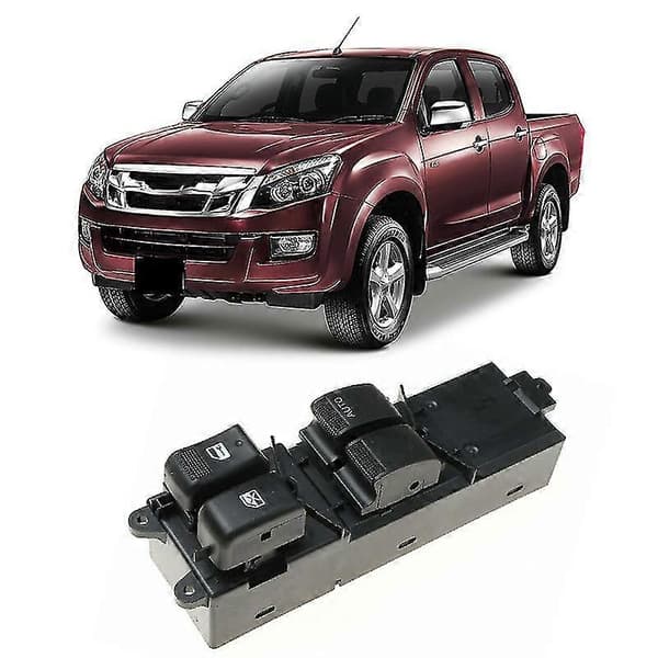 Elektrisk vinduskontroll hovedbryter for Isuzu D-Max 2011-2019 2-dørs
