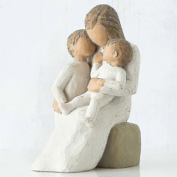 Tre Håndmalt Figur (1 stk, Flerfarget)