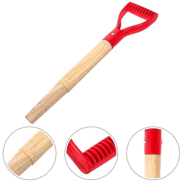Lapiokahvan vaihto puinen lapiovarsi lapiokahva lapiovarsi (46cm)