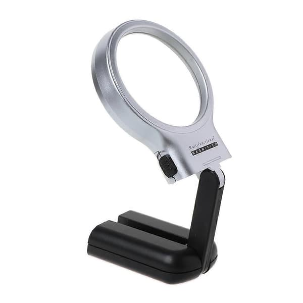 Mini Förstoringsglas Vikbart Fickförstoringsglas Lupp med Svart Rotation