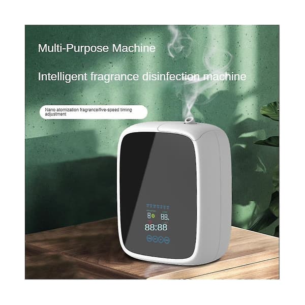 500 ml Diffuser Hotell Luftfräschare Väggmonterad Eterisk Olja Diffuser Vattenfri Doftmaskin Svart