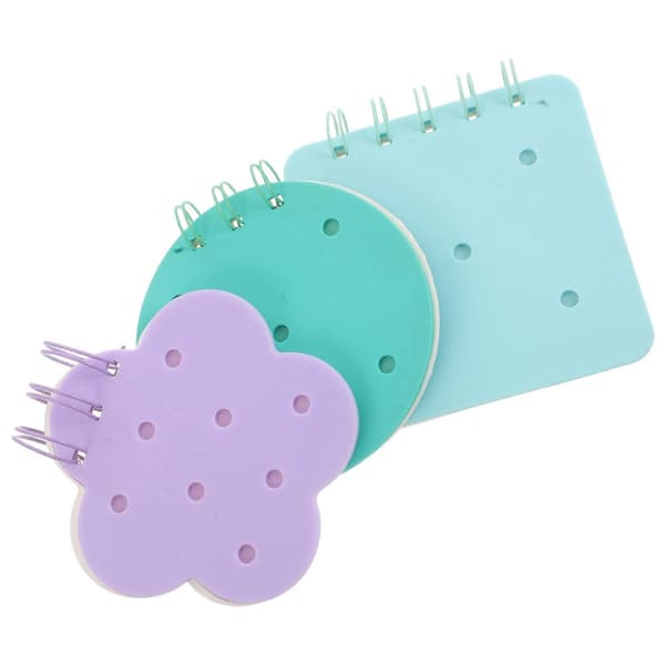 Notesblokke Mini Notesblokke Assorterede Farver Til Studiebrug Kontorbrug Studerende Kontorarbejdere 8,5x8,5x1,2cm 3 stk