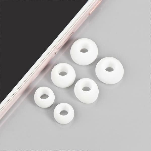Ørepropper Bløde silikone ørepropper til in-ear hovedtelefoner Indvendigt hul 4,5 mm
