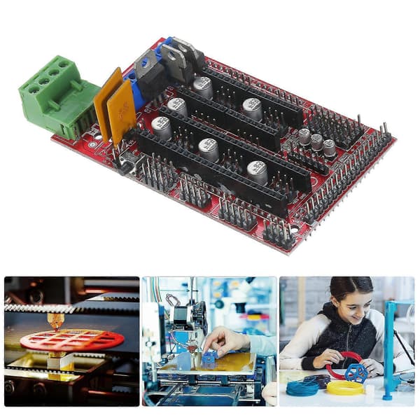 3D Printer Controller Ramps 1.4 Kontrolkort Kontrolpanel 3D Printmaskine Dele Tilbehør