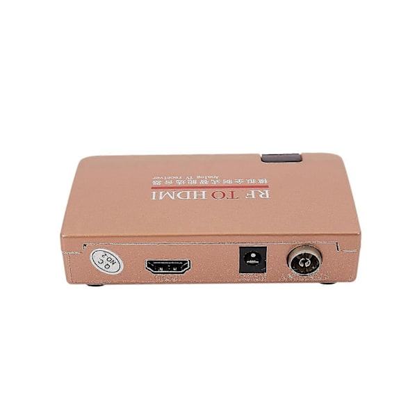 RF till Konverter Adapter Analog Mottagare Analog TV Box Digital Box Fjärrkontroll EU-kontakt (haoyi