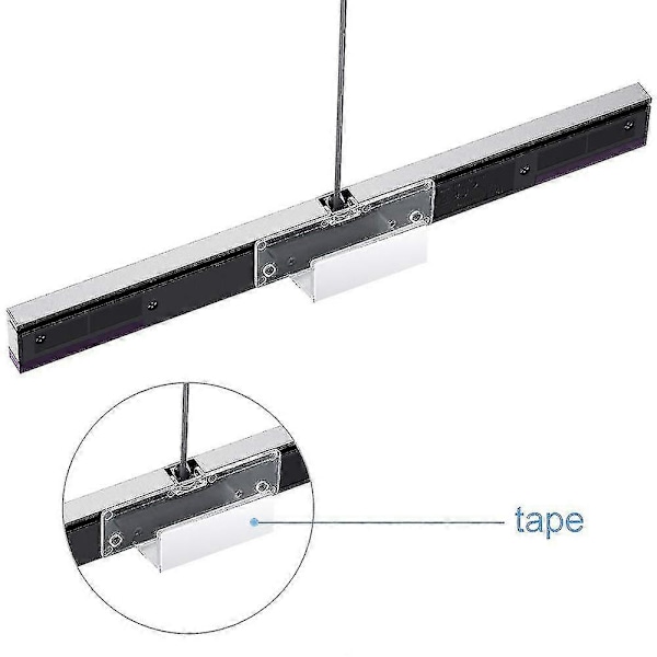 Sensor Bar Kompatibel med Wii, Erstatning Kablet Infrarød Stråle Sensor Bar