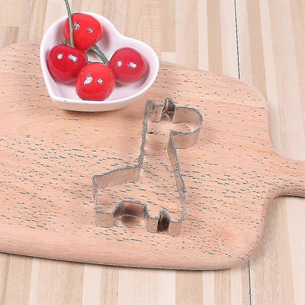 Kakeform i rustfritt stål med tegneserie-langhalsform for DIY-kjeksbaking