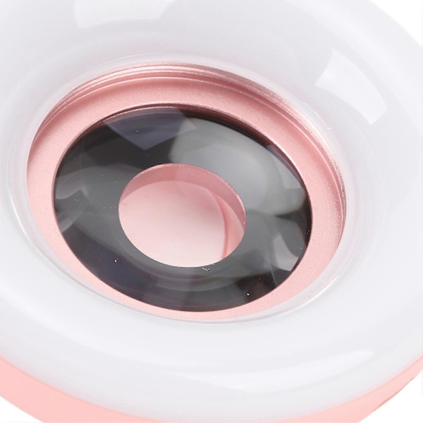 Mobiltelefon Makroobjektiv 3 Farvelys Bærbar Clip-On Makroobjektiv til Øjenvipper Øjenbryn Neglekunst Pink
