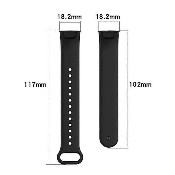 Kompatibel med Xiaomi Redmi Smart Band Pro Ensfarvet Blød Silikone Urrem Justerbar Håndledsrem Orange