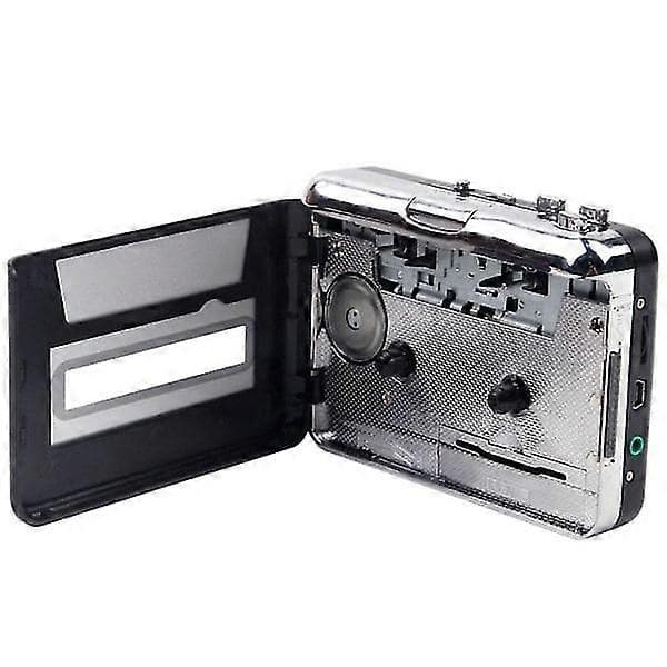 1 stk. Sort Kassette til MP3 Konverter, Bærbar Kassetteafspiller Bånd til MP3