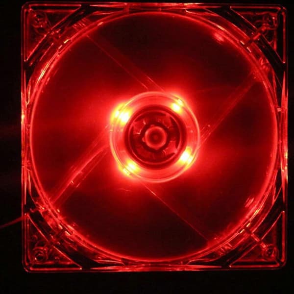 120x120x25mm PC Computer Ventilator Computer Kabinet Køleplade 12cm RGB Lys CPU Køler