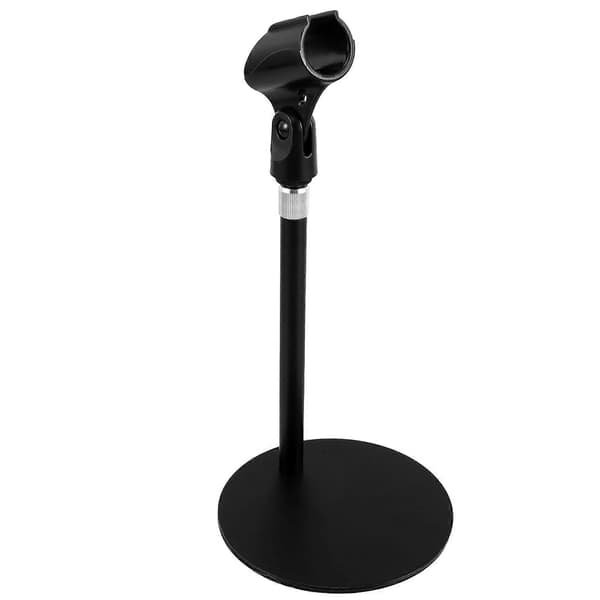 Bordsmikrofonstativ Mini Bordsmikrofonstativ Med Rund Bas Stötdämpning För Podcasting 1-pack