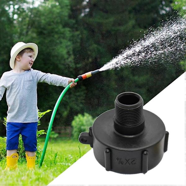 8 stk. forbindelse S60x6 adapter 3/4\", plastik regnvandsopsamler forbindelse til tankadapter