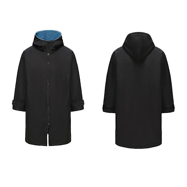 Kid Adventure Spirit -hupullinen vedenpitävä, lämmin kuivuva vaihtotakki Black Blue S
