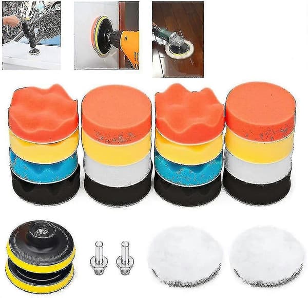 Poleringsvamp, Bilpoleringsvamp, Specialpolering, 8-pack