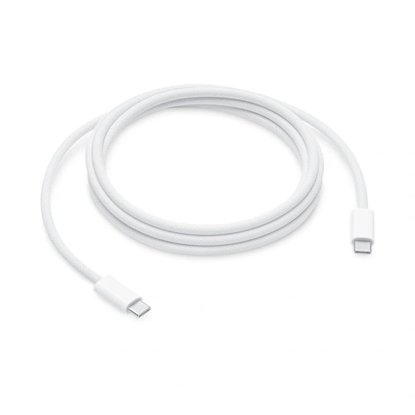 Apple 60W USB-C Flätad Laddningskabel 1 meter Bulk - Vit